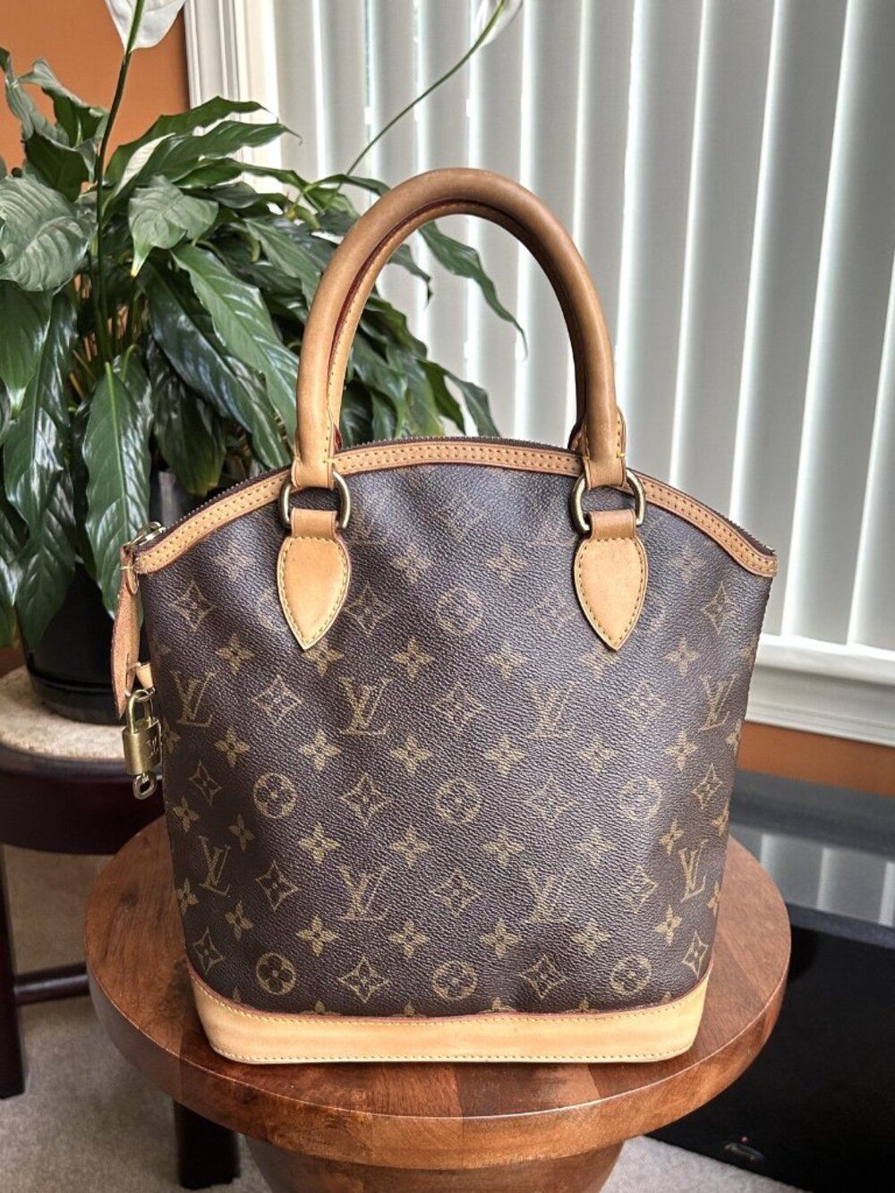 LOUIS VUITTON Monogram Lockit PM Bag